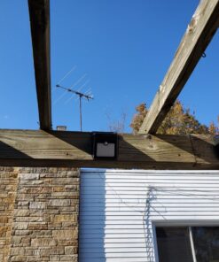 Luposwiten Solar Outdoor Lights Waterproof - Super Bright Motion Sensor Outdoor Lights Easy to Install Solar Lights for Outside, Front Door, Yard, Garage, Garden, Patio, Deck (4 Pack) 39 81IZSr6p3TL