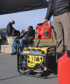 Champion Power Equipment 100302 4000-Watt RV Ready Open Frame Inverter, Yellow 4000-Watt + Gas + Manual Start 40 81IZTpjdsDL