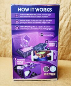 Merge Cube - Augmented & Virtual Reality Science & STEM Toy - Educational Tool - Hands-on Digital Teaching Aids - Science Simulations - Home School, Remote & in Classroom Learning - iOS & Android 1 Pack 39 81IZdzYslwL