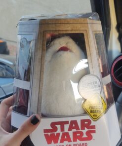Star Wars The Last Jedi Porg on Board Figure Suction Cup Plush - White and Brown 20 81IaNpPrheL
