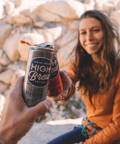 HIGH Brew Coffee Cold Brew Coffee + Protein, Black And Bold, 8 Oz Can, 12/pack Black & Bold 8 Fl Oz (Pack of 12) 30 81IbyKQEHoL
