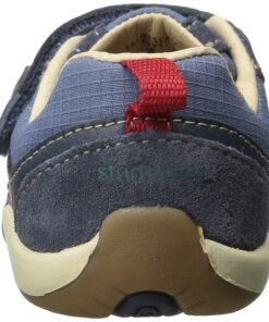 Stride Rite SRT Baby and Toddler Boys Prescott Casual Sneaker Infant (0-12 Months) 4 Wide Infant Blue 9 81IcbNH3ASL