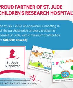 ShowerMaxx, Luxury Spa Series: Chrome Rain Shower Head, 6-Inch Round Rain Showerhead with 360 Tilt, Experience Rainfall with MAXX Comfort and Elegance (Chrome Polished) Modern 6 inch (Circular) 30 81Id1Z5SOL