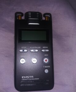 EVISTR Digital Voice Recorder 8GB L53 - 1536KPBS PCM Stereo Audio Recording Device Portable Dictaphone Microphone Gain Controllable Noise Reduction 66 81If32S3aVL