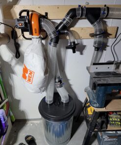 POWERTEC 70190 4-Inch by 2-1/2-Inch Y-Fitting Dust Collection Hose Connector 4 x 2-1/2" Y-Fitting 3 81Igti0UbYL