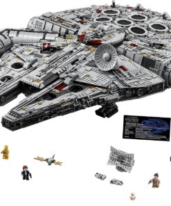 LEGO Star Wars Ultimate Millennium Falcon 75192 - Expert Building Set and Starship Model Kit, Movie Collectible, Featuring Classic Figures and Han Solo's Iconic Ship, Best Gift for Adults 61 81IgvVALSyL
