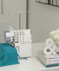 SINGER | ProFinish 14CG754 2-3-4 Thread Serger with Adjustable Stitch Length, & Differential Feed - Sewing Made Easy,White 44 81IgwcZrwyL