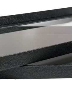 Novel Box Detachable Magnetic Lid Acrylic Black Jewelry Display Case 14.75X8.25X1.15 + Custom NB Pouch Large (Magnetic): 14.75X8.25X1.15 Black Acrylic Top 6 81IhMwF6qDL