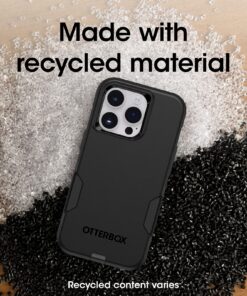 OtterBox iPhone 14 Pro Commuter Series Case - BLACK , slim & tough, pocket-friendly, with port protection 11 81IinICUPrL