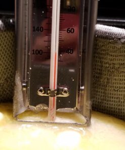 Candy Thermometer Deep Fry/Jam/Sugar/Syrup/Jelly Thermometer with Hanging Hook Cooking Thermometer Food Thermometer Quick Reference Temperature & Pot Clip Silver 37 81Ij0pD7STL