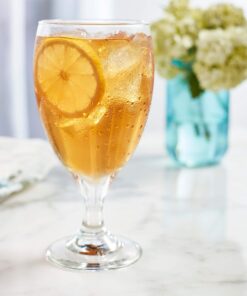 Alternative view of Libbey Classic Clear Glass Goblets Set of 12, Dishwasher Safe Drinking Goblets for Iced Tea, Sangria, and More, Ideal Goblet Glassware for Parties 12 Count (Pack of 1) Set of 12 (Standard Packaging)