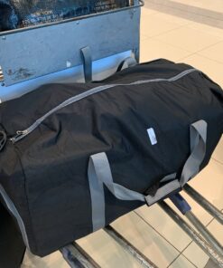 Bago Large Duffel Bags for Traveling - 40L 60L 80L 100L 120L 140L Spacious Duffle Bag for Travel with Shoe Compartment for Men Women | Durable, Foldable & Lightweight | Explore the World in Style Black 34 81Ikm7pU13L