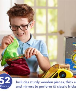 Melissa & Doug Deluxe Solid-Wood Magic Set With 10 Classic Tricks for ages 8+ years 16 81Il5geJKGL