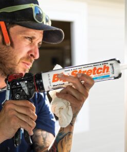 Sashco - BIG-P-C-12 Big Stretch Acrylic Latex High Performance Caulking Sealant, 10.5 Ounce Cartridge, Clear (Pack of 12) 12 81Il6FT5oAL 1