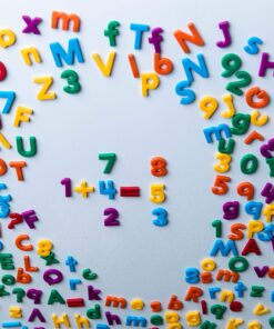 Educational Insights Multicolored AlphaMagnets and MathMagnets, 214 Pieces 30 81IlhXkfwZL