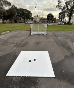 EZGoal 67109 Monster Steel Tube Heavy-Duty Official Regulation Folding Metal Hockey Goal Net, 6 x 4 - Feet, Red 24 81ImLZZYSKL