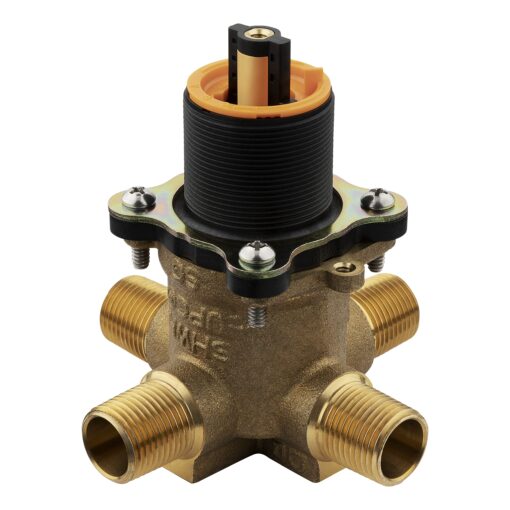 Pfister 0X8-310A PermaBalance Single Control Tub & Shower Rough-In Valve, Brass Unfinished