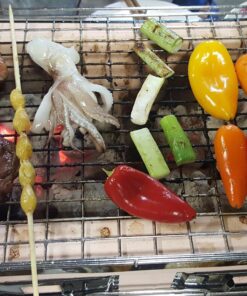 Fire Sense 60450 Yakatori Internal Grates Charcoal Chrome Cooking Grill Japanese Table BBQ Handmade Using Clay Adjustable Ventilation For Outdoor Barbecues Camping Traveling - Large - Tan 51 81IoLb1dWjL