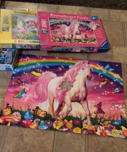 Ravensburger Horse Dreams - 100 Piece Glitter Jigsaw Puzzle for Kids – Every Piece is Unique, Pieces Fit Together Perfectly 27 81IoO0V w4L