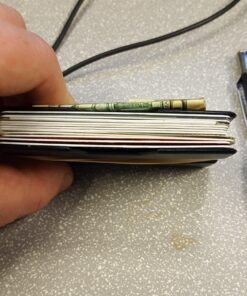 Radix One Slim Wallet - Minimalist Ultralight Polycarbonate Money Clip Black/Black 49 81Iq8inZe8L 1