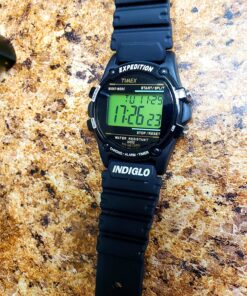 Timex Men's T5K463 Expedition Atlantis Black Resin Strap Watch 32 81IqimIqwRL