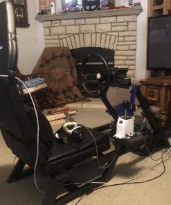 Next Level Racing F-GT Racing Simulator Cockpit. Formula and GT racing simulator cockpit compatible with Thrustmaster, Fanatec, Moza Racing on PC, Xbox and PS 46 81It4AGAHdL