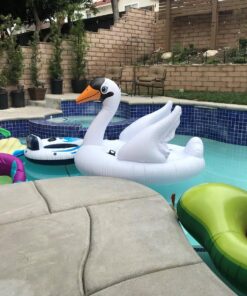 Intex Mega Swan, Inflatable Island, 76.5" X 60" X 58" Mega Float Ride-On 28 81ItLfC3MbL