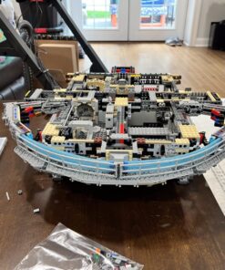 LEGO Star Wars Ultimate Millennium Falcon 75192 - Expert Building Set and Starship Model Kit, Movie Collectible, Featuring Classic Figures and Han Solo's Iconic Ship, Best Gift for Adults 75 81ItRdm5tGL