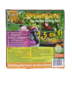 SpongEase Coconut Coir Compressed Block expands up to 18.7 Gallons (2.5 Cu Ft) - Ideal Growing Medium for Potting Mix - Healthy Roots, Healthy Plants and Bountiful Harvest (1 Pack) - Healthy Roots, Healthy Plants & Bountiful Harvest 18 81Iw0asTCLL