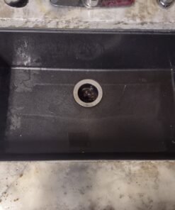 Kraus KGU-413B Undermount Single Bowl Granite Kitchen Sink, 31 Inch, Black 51 81Iw2v nCGL