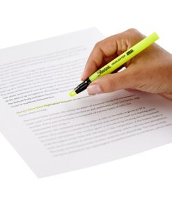 SHARPIE Highlighter, Clear View Highlighter with See-Through Chisel Tip, Stick Highlighter, Assorted, 8 Count 8 Count (Pack of 1) 44 81Iy6CsCgEL