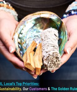 Smudge Kit - White Sage, Palo Santo, Abalone Shell, Smudging Feather, for Healing, Purifying, Meditating & Incense (Essentials) 29 81Iz4P 7oDL 1