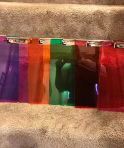 Trade Quest Plastic Clipboard Transparent Color Letter Size Low Profile Clip (Pack of 6) (Assorted) Assorted 25 81J 5ngqHWL