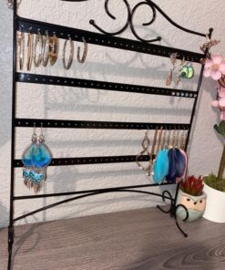 Mango Steam Jewelry Organizer for Hanging Earrings Black 31 81J HN7M2mL