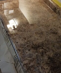 Epoxy Resin Promise Table Top 2-Part- 1 Gallon High Gloss (0.5 Gal Resin + 0.5 Gal Hardener) Transform Your DIY Projects with Crystal Clear Finish - Ideal for Bar Tables, Tabletops, Countertops & More 48 81J RllCmL