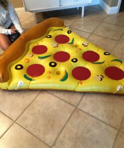 Swimline Inflatable Pizza Slice Pool Float, Multicolor 29 81J0KrxBkNL
