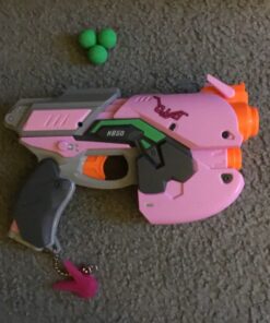 Overwatch D.Va Nerf Rival Blaster with 3 Overwatch Rival Rounds Standard 30 81J0eDDsSsL