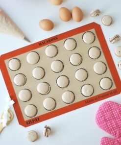 Silpat Perfect Macaron Non-Stick Silicone Baking Mat, 11-5/8" x 16-1/2", Orange 51 81J0euRS0fL