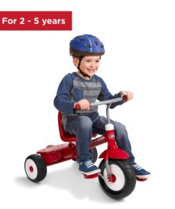 Radio Flyer Deluxe Steer & Stroll Ride-On Trike, Tricycle For Toddlers Age 2-5, Toddler Bike, Red 22 81J12l9eAJL 1