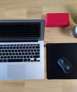 Gimnor 3 Pack Standard Mouse Pad with Stitched Edges, Comfortable Mouse Mat Pad, Non-Slip Rubber Base Mousepad for All Types of Mouse Laptop Computer PC 10.3 x 8.3 inches Black 15 81J291WeehL