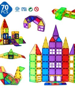 Magnetic Blocks - Magnetic Toys for Toddlers Kids Magnetic Building Blocks Preschool Magnet Set Magnetic Stem Toys 70 Pieces 28 81J29BPJucL