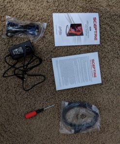 Sceptre C248W-1920R 24" Curved 75Hz Gaming LED Monitor Full HD 1080P HDMI DisplayPort VGA Speakers Ultra Thin Metal Black Single 27 81J2qVyr2EL