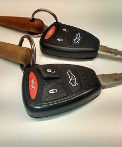 KeylessOption Just the Case Keyless Entry Remote Control Car Key Fob Shell Replacement for KOBDT04A Black 28 81J3H51ltOL