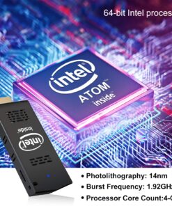AKLWY Intel Compute Stick Mini PC Stick 8GB RAM 128GB ROM with Intel Atom Z8350 & Windows 10 Pro Support Auto-On After Power Failure,Support 4K HD,Dual Band WiFi 2.4G/5G, BT 4.2 8GB +128GB 14 81J3g33uSaL
