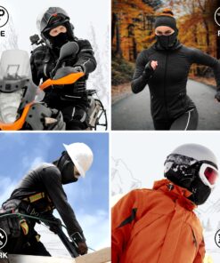 Warm Balaclava Face Mask Men Baklava Masks for Men and Womens Ski Mask for Cold Weather Mens Ski Mask Winter, Balaclava Ski Mask for Men Balaclava for Skiing, Motorcycle, and Snowboard Mask Black 6-7 1/2 27 81J43wPYnVL