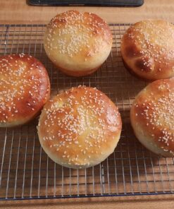 USA Pan Mini Round Cake and Cinnamon Roll Pan, 6 Well, Nonstick & Quick Release Coating, Made in the USA from Aluminized Steel, 15-3/4 by 11 Mini Cake & Cinnamon Roll Pan 38 81J4k27fdwL 1