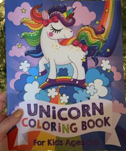 Unicorn Coloring Book: For Kids Ages 4-8 (US Edition) (Silly Bear Coloring Books) 18 81J4kLh44bL