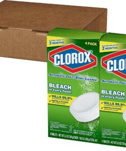 Clorox Ultra Clean Toilet Tablets Bleach 4 Count, 3.5 Ounces (Pack of 2) (Package May Vary) 21 81J4mFfO7RL