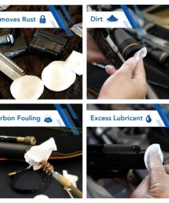 Alternative view of 1000PCS Gun Cleaning Patches - Square Gun Cleaning Cloth, Lint-Free Gun Cloth, Absorbent Gun Wipes, Fits Caliber - Gun Cleaning Supplies, Gun Patches for Cleaning Guns 2) 1 1/8" Square