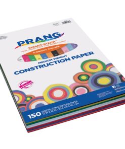 Alternative view of Prang (Formerly SunWorks) Smart-Stack Construction Paper, 11 Assorted Colors, 12" x 18", 150 Sheets 12" x 18"